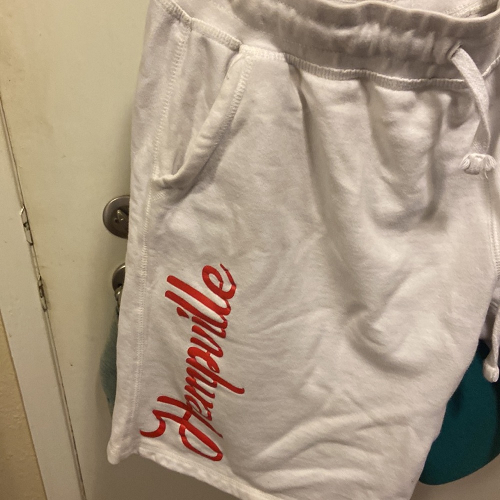 Men’s Heavyweight White Shorts w/pockets & drawstring - Picture 3 of 7
